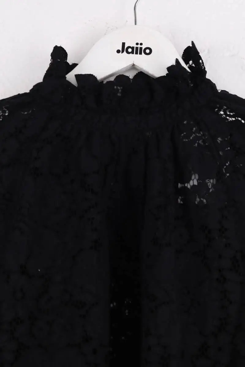 Blouse Sézane Noir en Synthétique