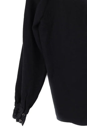 Blouse Sézane Noir en Synthétique