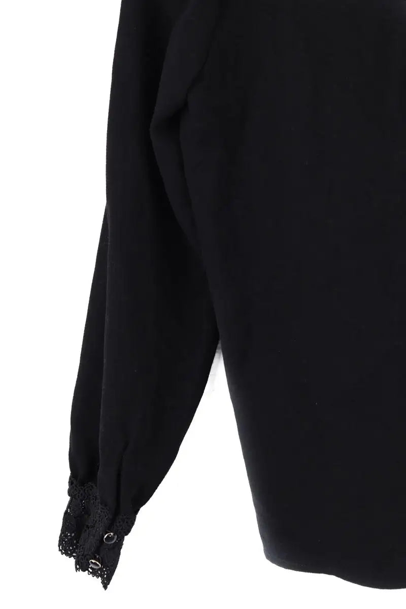 Blouse Sézane Noir en Synthétique