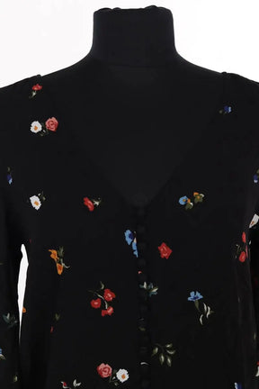 Blouse Sézane Noir en Viscose