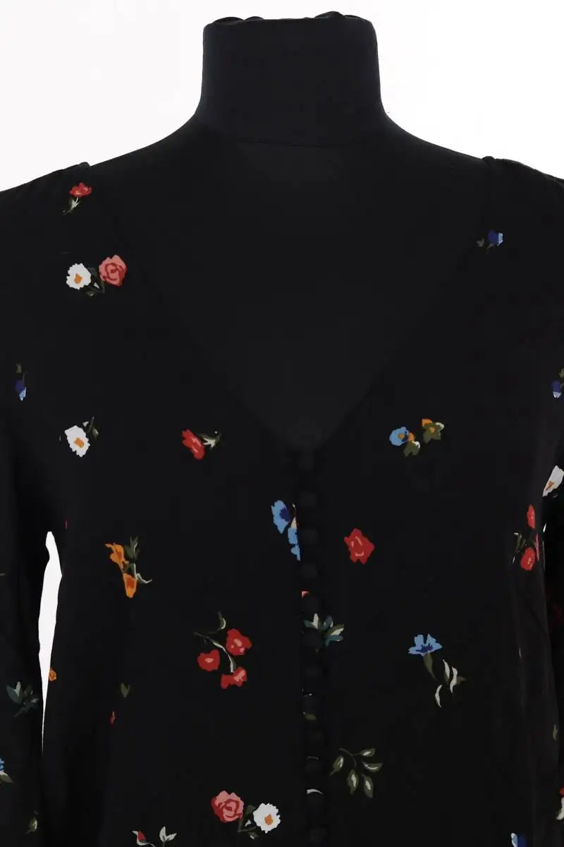 Blouse Sézane Noir en Viscose