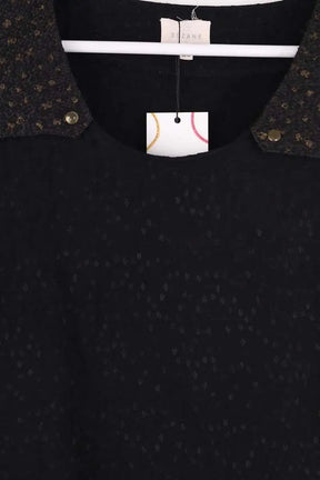 Blouse Sézane Noir en Viscose