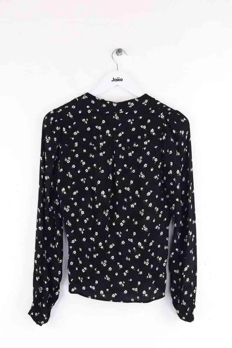 Blouse Sézane Noir en Viscose