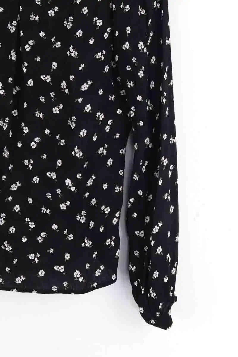 Blouse Sézane Noir en Viscose