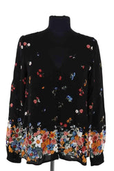 Blouse Sézane Noir en Viscose, taille XS - Seconde Main