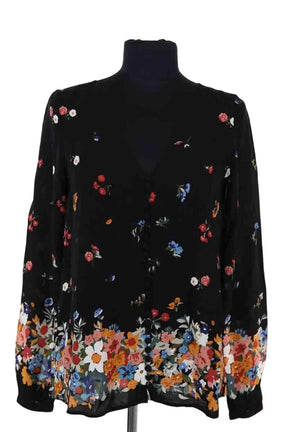 Blouse Sézane Noir en Viscose, taille XS - Seconde Main