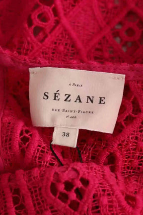 Blouse Sézane Rose en Coton