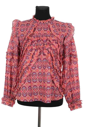 Blouse Sézane Rose en Coton, taille S - Seconde Main