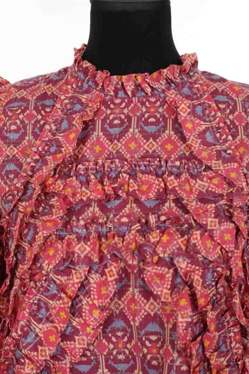 Blouse Sézane Rose en Coton