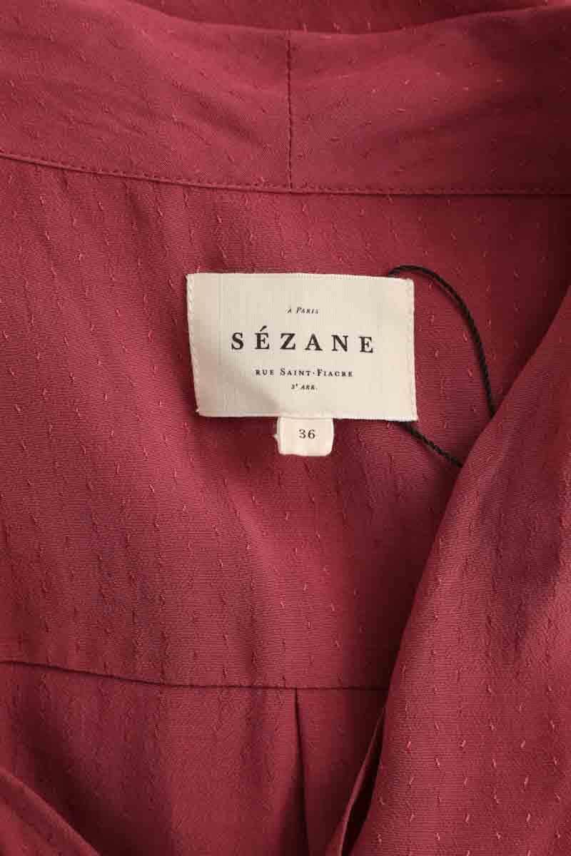 Blouse Sézane Rose en Viscose