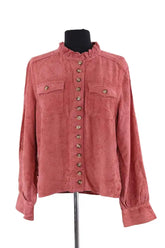 Blouse Sézane Rose en Viscose, taille XL - Seconde Main