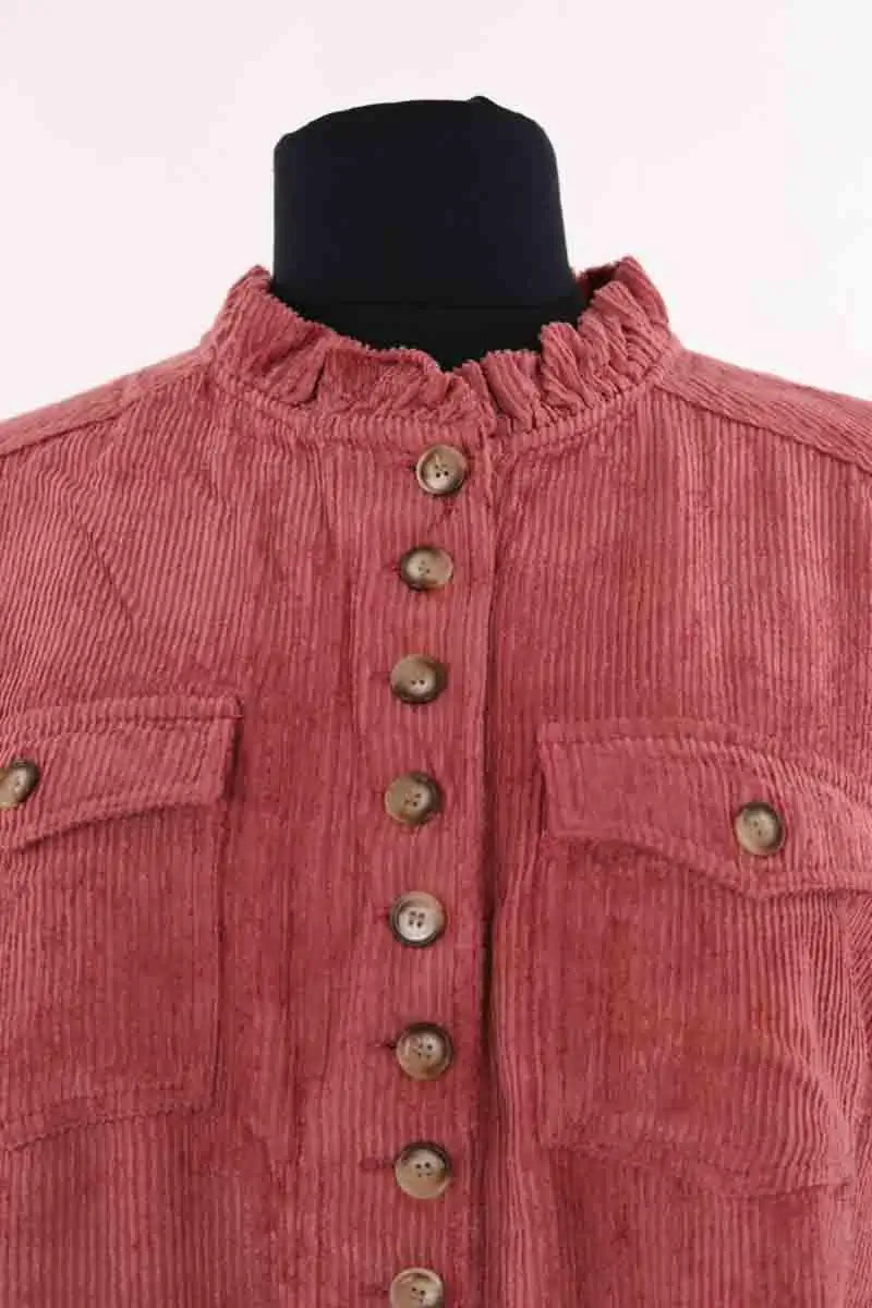 Blouse Sézane Rose en Viscose