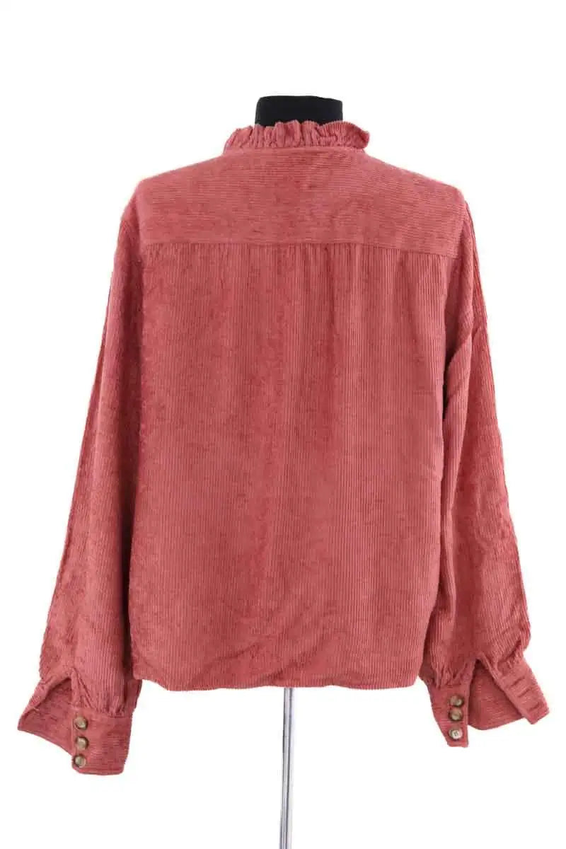 Blouse Sézane Rose en Viscose