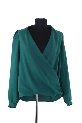 Blouse Sézane Vert en Synthétique, taille M - Seconde Main