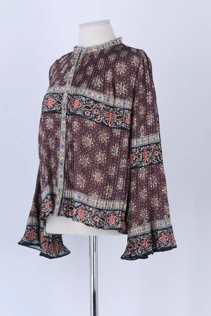 Blouse Sézane Violet en Synthétique