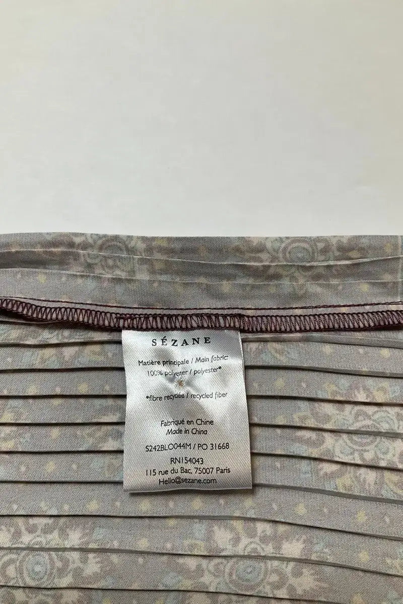 Blouse Sézane Violet en Synthétique
