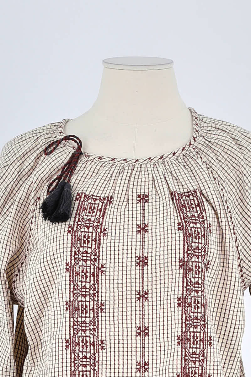 Blouse Soeur Beige en Coton