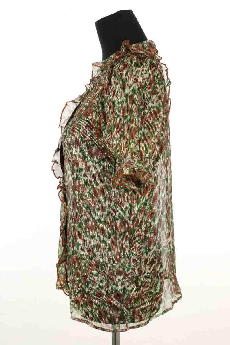 Blouse Soeur Houna Vert en Viscose