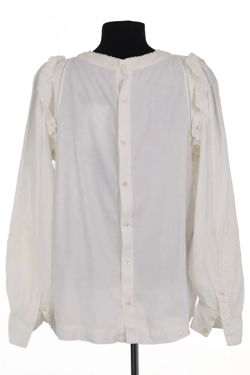 Blouse Soeur Ines Blanc en Coton