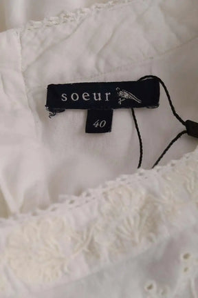 Blouse Soeur Ines Blanc en Coton