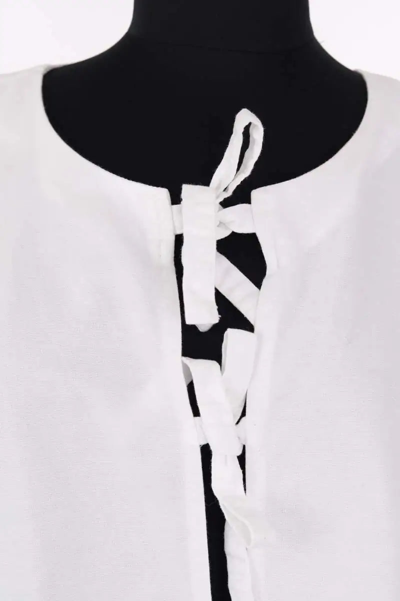 Blouse Songe Lab Blanc en Coton