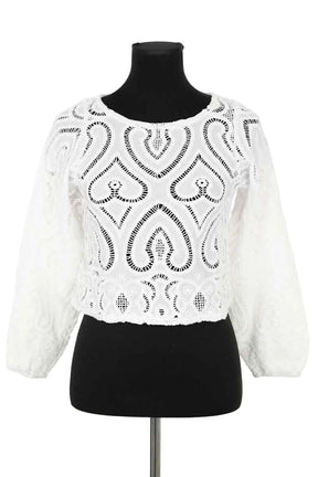 Blouse Songe Lab Blanc en Coton, taille XS - Seconde Main