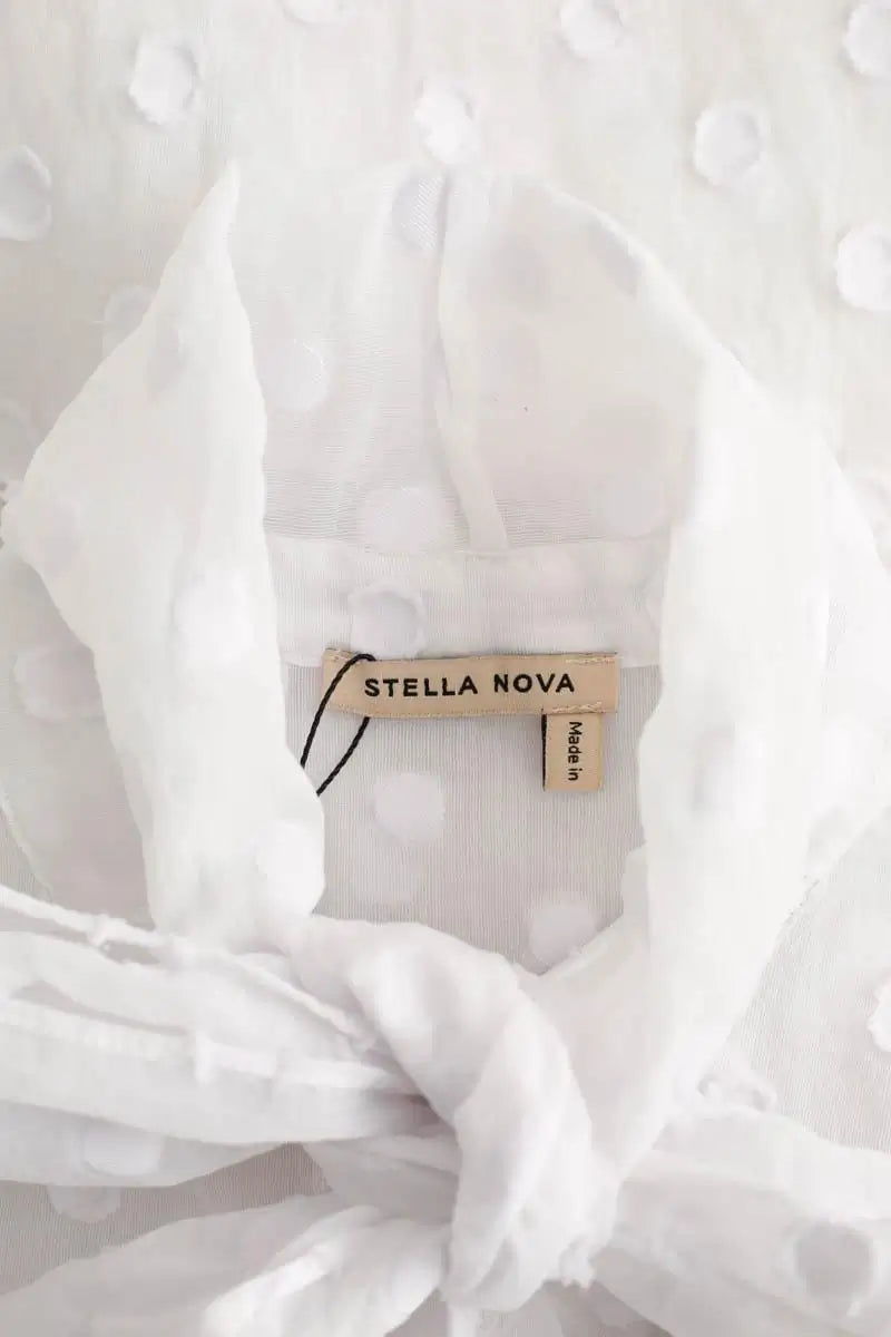 Blouse Stella Nova Blanc en Viscose