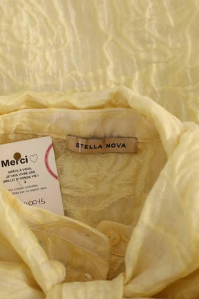 Blouse Stella Nova Jaune en Synthétique
