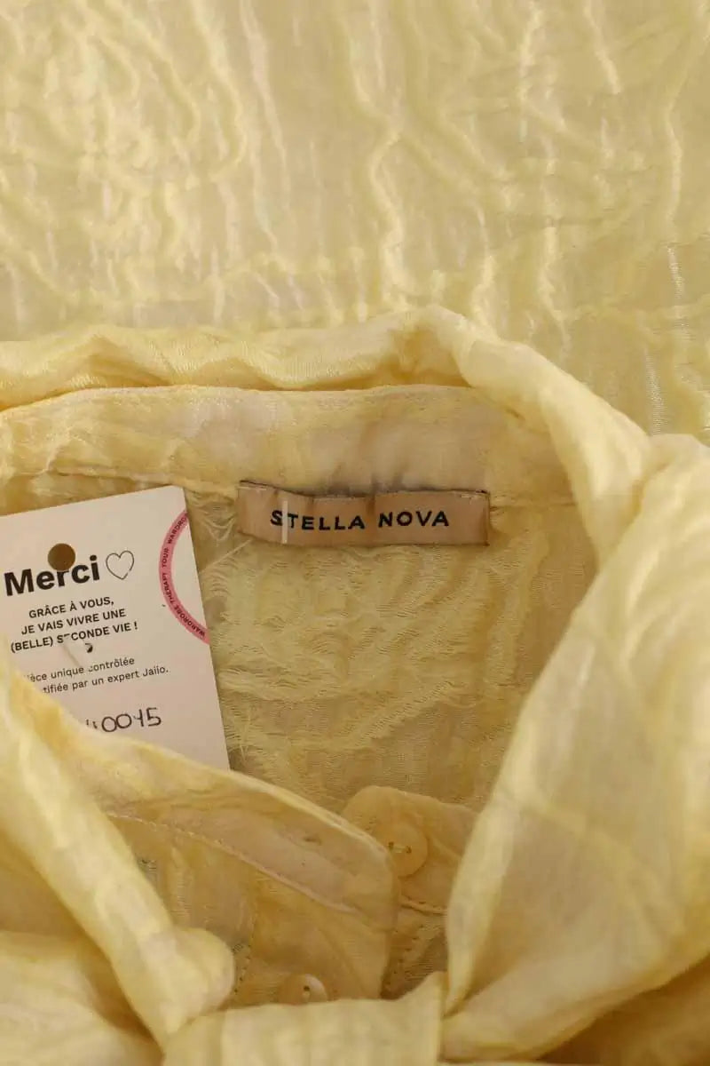 Blouse Stella Nova Jaune en Synthétique