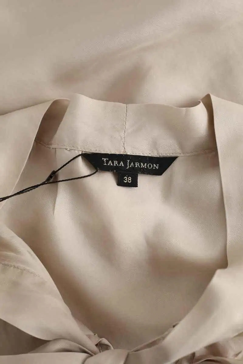 Blouse Tara Jarmon Beige en Soie