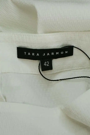 Blouse Tara Jarmon Blanc en Coton