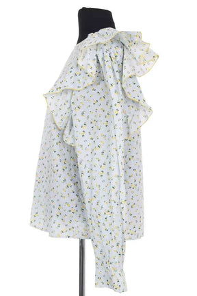 Blouse Tara Jarmon Bleu en Coton