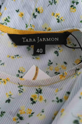 Blouse Tara Jarmon Bleu en Coton