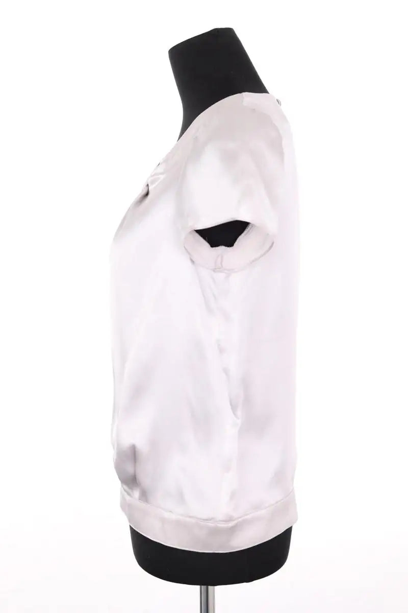 Blouse Tara Jarmon Gris en Soie
