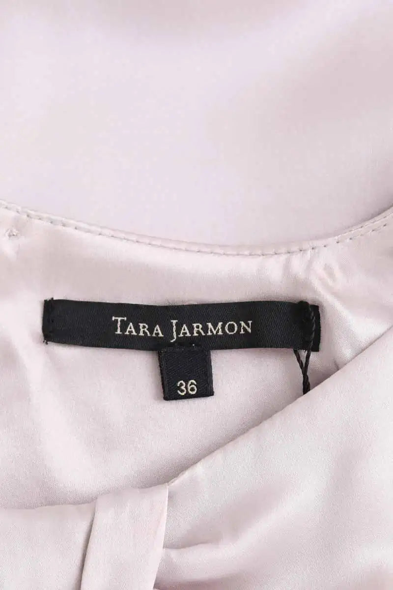 Blouse Tara Jarmon Gris en Soie