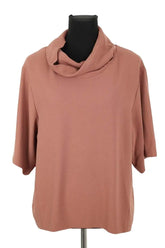 Blouse Tara Jarmon Marron en Synthétique, taille S - Seconde Main
