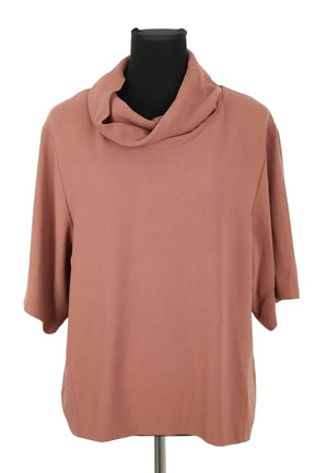 Blouse Tara Jarmon Marron en Synthétique, taille S - Seconde Main