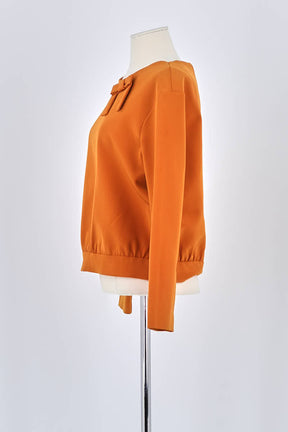 Blouse Tara Jarmon Orange en Polyester