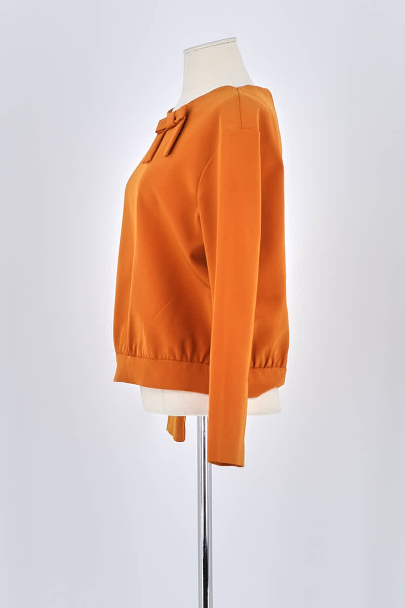 Blouse Tara Jarmon Orange en Polyester
