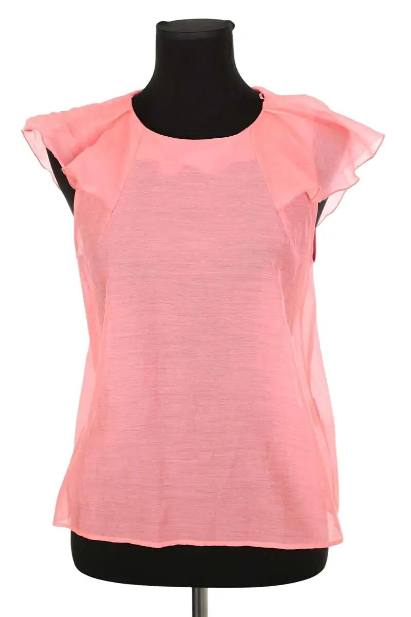 Blouse Tara Jarmon Rose en Polyester, taille M - Seconde Main