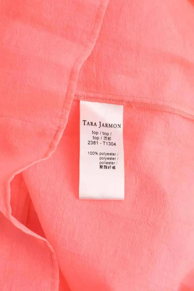 Blouse Tara Jarmon Rose en Polyester