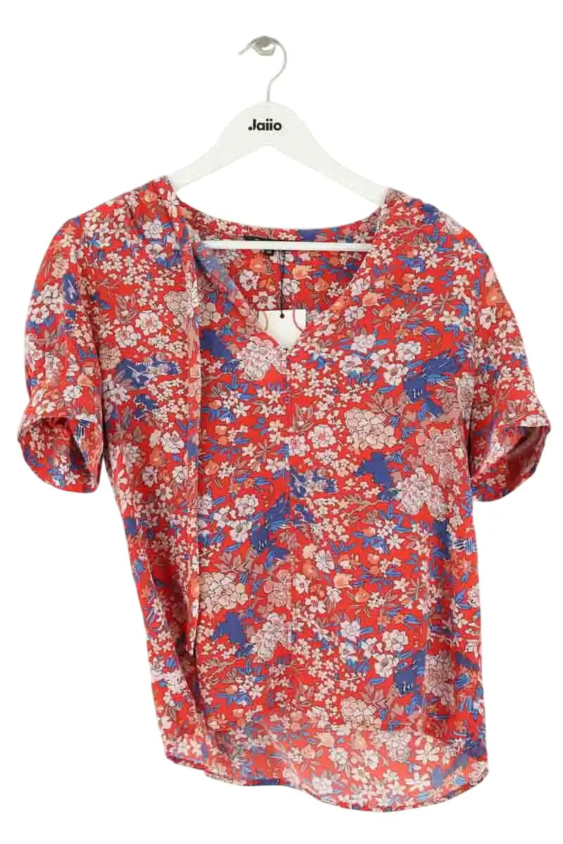 Blouse Tara Jarmon Rouge en Soie, taille L - Seconde Main