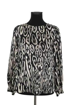 Blouse Tara Jarmon Tonina Noir en Polyester, taille S - Seconde Main