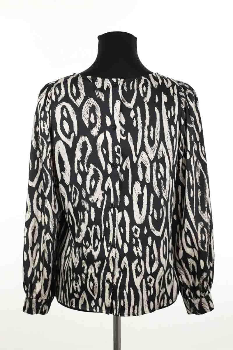 Blouse Tara Jarmon Tonina Noir en Polyester