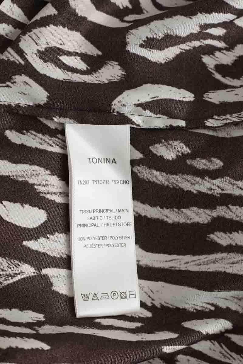 Blouse Tara Jarmon Tonina Noir en Polyester
