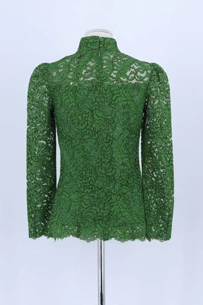 Blouse Tara Jarmon Vert en Coton