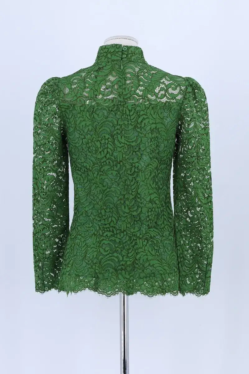 Blouse Tara Jarmon Vert en Coton