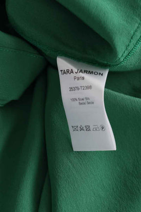 Blouse Tara Jarmon Vert en Soie