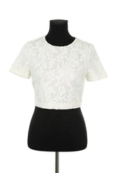 Blouse Ted Baker Blanc en Polyester, taille S - Seconde Main