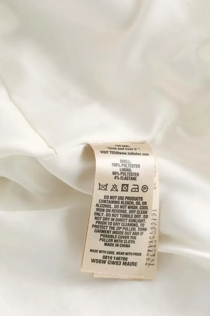 Blouse Ted Baker Blanc en Polyester